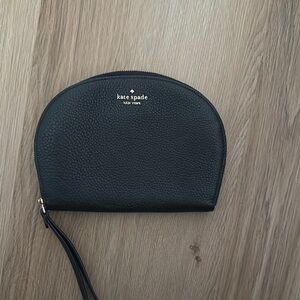 Kate Spade Black Leather Wristlet